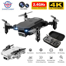 Load image into Gallery viewer, SHAREFUNBAY T1 drone 4k HD wide angle camera 1080P WiFi fpv drone dual camera height keeping drone with camera rc quadcopter