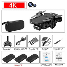 Load image into Gallery viewer, SHAREFUNBAY T1 drone 4k HD wide angle camera 1080P WiFi fpv drone dual camera height keeping drone with camera rc quadcopter